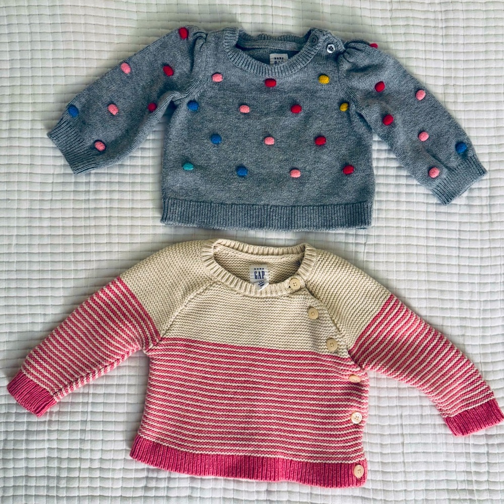 Baby Gap Set of Sweaters size 3-6 mo
